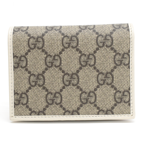 Gucci card case wallet bifold wallet GG Supreme Horsebit - Picture 3 of 9